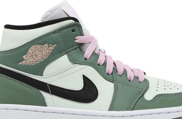 Nike Air Jordan 1 Mid Dutch Green  Spor Ayakkabı - Resim 2