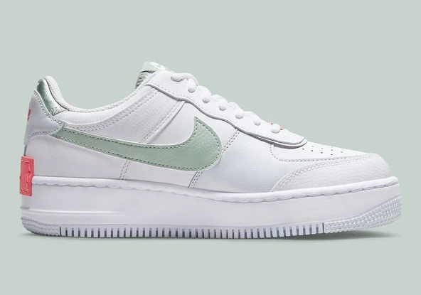 Nike Air Force 1 Shadow Jade Smoke  Kadın Spor Ayakkabı - Resim 2