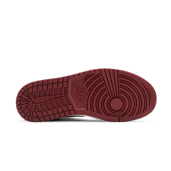 Nike Air Jordan 1 Mid SE Black Dark Beetroot Spor Ayakkabı - 5