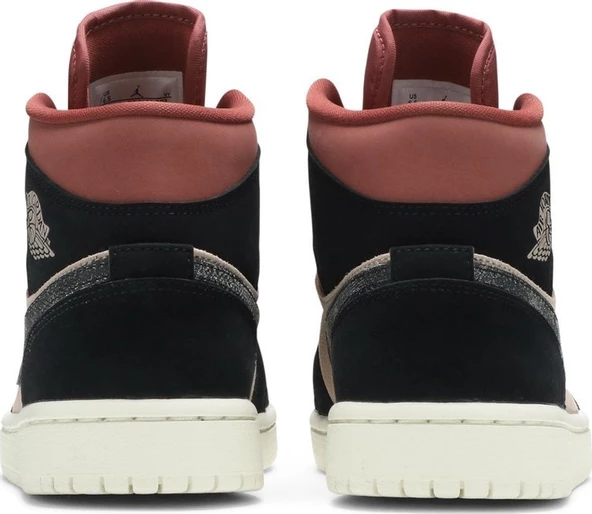 Nike Air Jordan 1 Mid Canyon Rust Kadın Spor Ayakkabı - Resim 6