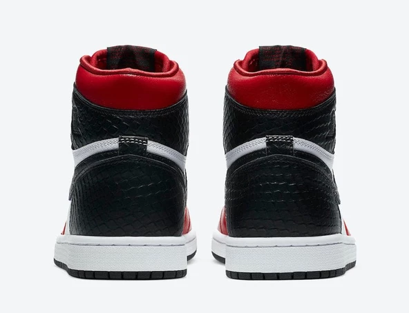 Nike Air Jordan 1 High Satin Snake Chicago Spor Ayakkabı - 4