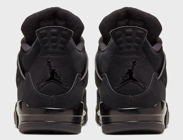 Nike Air Jordan Retro 4 Black Cat Spor Ayakkabı - Resim 5
