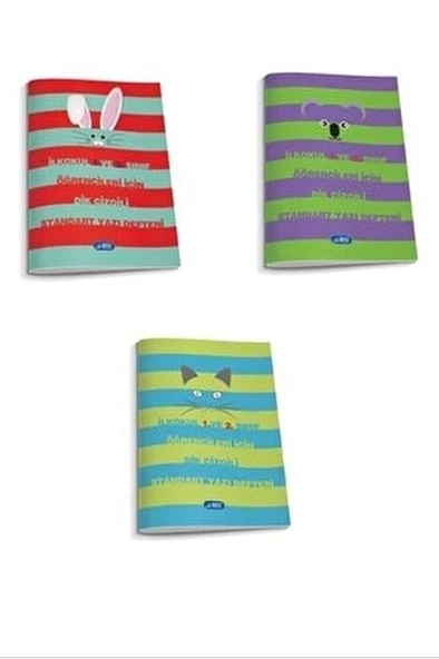 Umut A4 40 Yaprak U-Deep Güzel Yazı Defteri Dik Standart 12'li