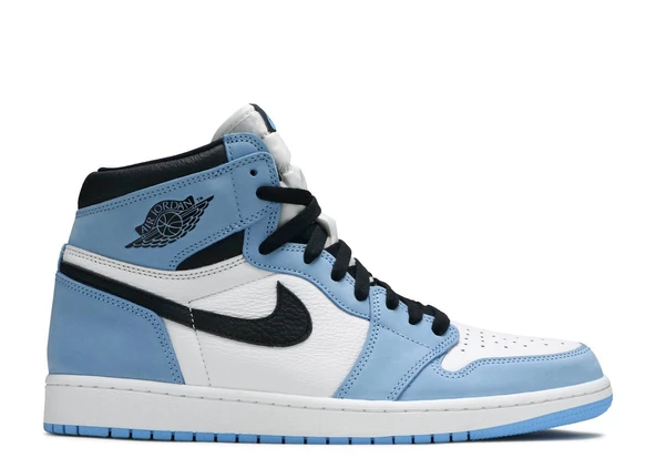 Nike Air Jordan 1 Mid Unc Blue Spor Ayakkabı
