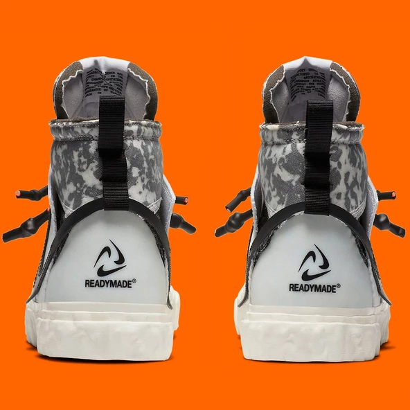 Nike Blazer Mid x Readymade White Erkek Spor Ayakkabı - Resim 4