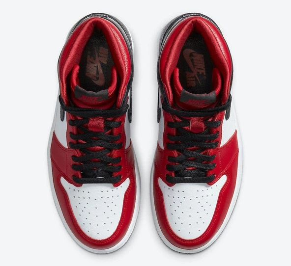 Nike Air Jordan 1 High Satin Snake Chicago Spor Ayakkabı - 3