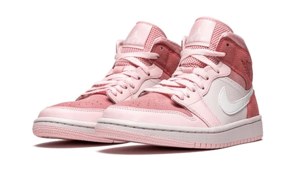 Nike Air Jordan 1 Mid Digital Pink  Spor Ayakkabı - 2