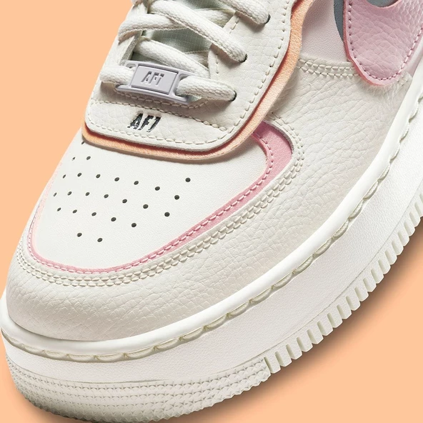 Nike Air Force 1 Shadow Pink Glaze Kadın Spor Ayakkabı - Resim 3