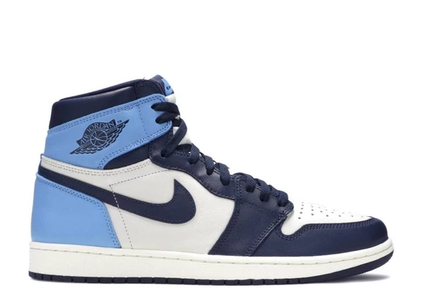 Nike Air Jordan 1 High Obsidian UNC Spor Ayakkabı