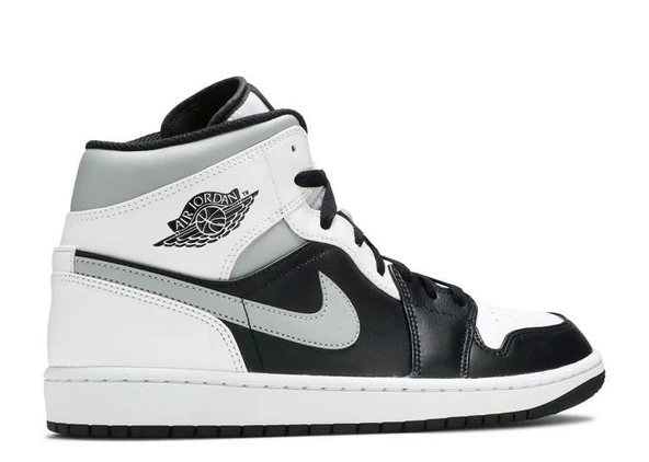 Nike Air Jordan 1 Mid 'White Shadow' Kadın Spor Ayakkabı - Resim 3