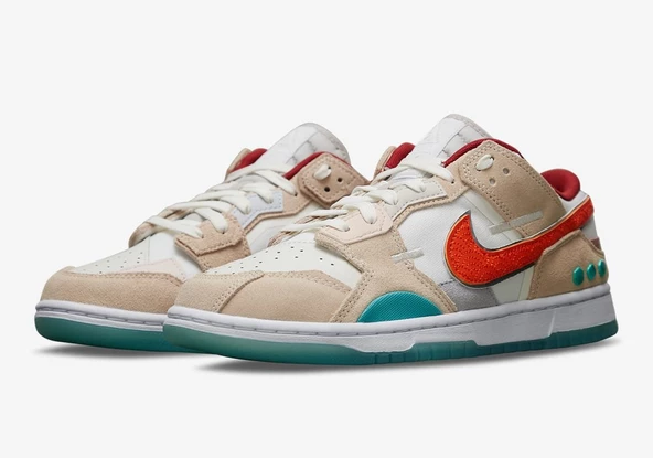 Nike Dunk Low Scrap Shapeless Erkek Spor Ayakkabı - Resim 3