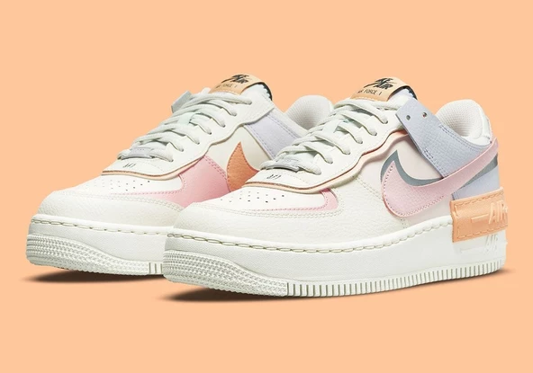 Nike Air Force 1 Shadow Pink Glaze Kadın Spor Ayakkabı - Resim 5