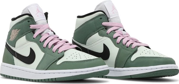 Nike Air Jordan 1 Mid Dutch Green  Spor Ayakkabı - Resim 8