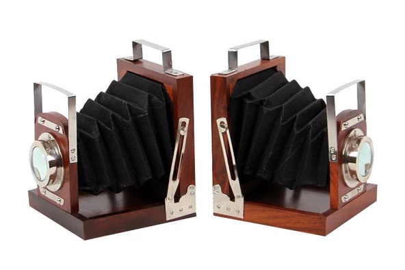 Kitap Desteği Kamera Kitap Stoperi Dekoratif Hediyelik - 2