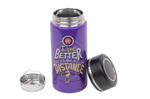 Termos Karma Desenli Çelik Termos Hediyelik