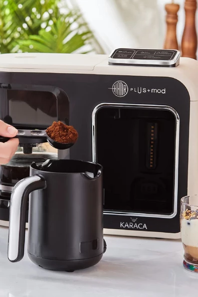Karaca Hatır Plus Mod 5 In 1 Konuşan Kahve Ve Çay Makinesi Krem - 4