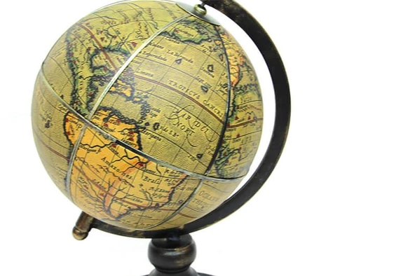 Yerküre Kaideliı Dünya Küre Dekoratif Hediyelik - Resim 4