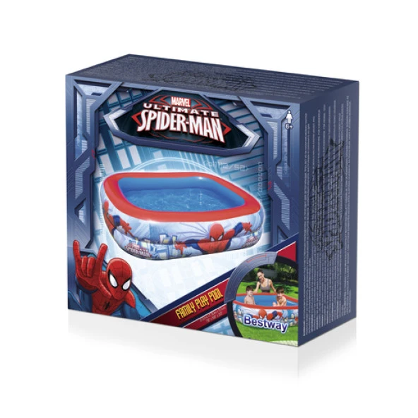 POMPALI Bestway 98011, Spiderman Temalı Havuz-201x150x51cm - 3