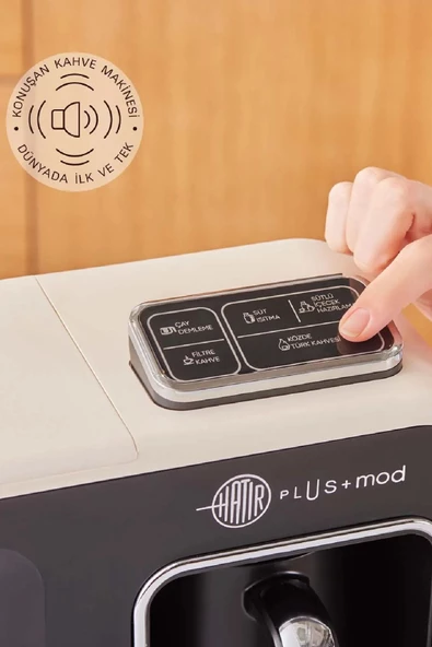 Karaca Hatır Plus Mod 5 In 1 Konuşan Kahve Ve Çay Makinesi Krem - 2