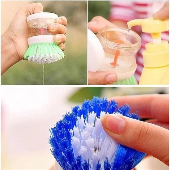 BUFFER® Deterjan Hazneli Kolay Bulaşık Yıkama Fırçası Bulaşık Sünger - 2