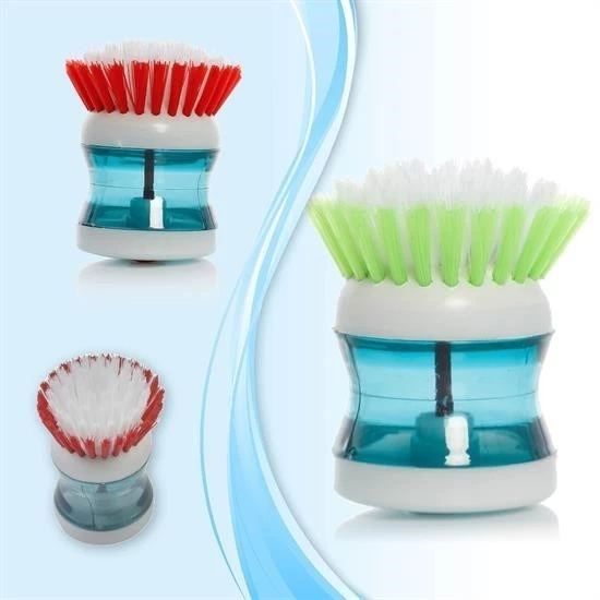 BUFFER® Deterjan Hazneli Kolay Bulaşık Yıkama Fırçası Bulaşık Sünger - 3