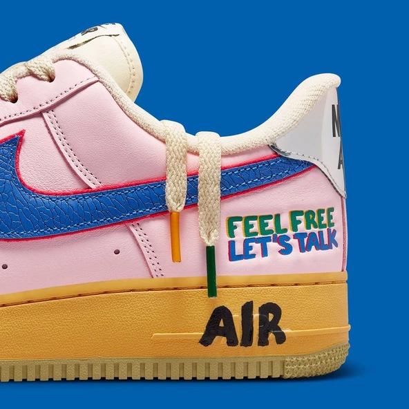 Nike Air Force 1 Feel Free Let's Talk  Erkek Spor Ayakkabı - 4