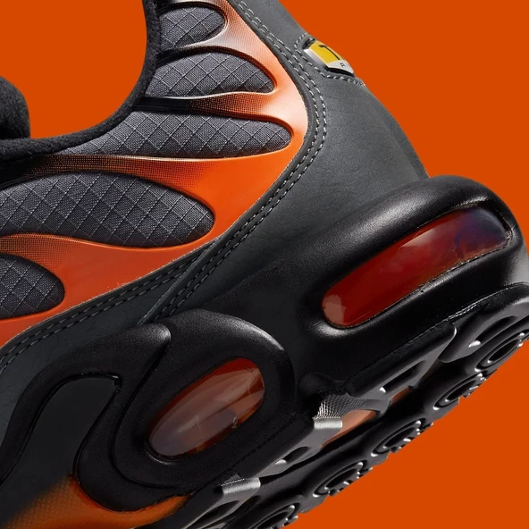 Nike Air Max Plus Grey Orange  Erkek Spor Ayakkabı - Resim 4