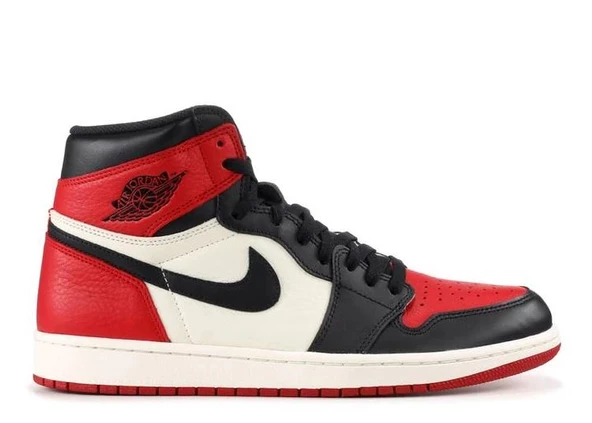 Air Jordan 1 Retro High OG Bred Toe Spor Ayakkabı