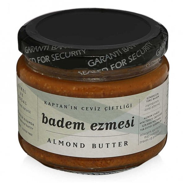 100 Yerli Badem Ezmesi- Almond Butter 250 gr