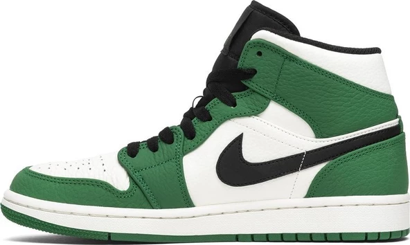 Nike Air Jordan 1 Mid Pine Green  Spor Ayakkabı - Resim 3