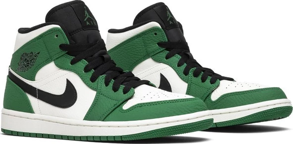 Nike Air Jordan 1 Mid Pine Green  Spor Ayakkabı - Resim 8