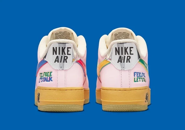 Nike Air Force 1 Feel Free Let's Talk  Erkek Spor Ayakkabı - 7