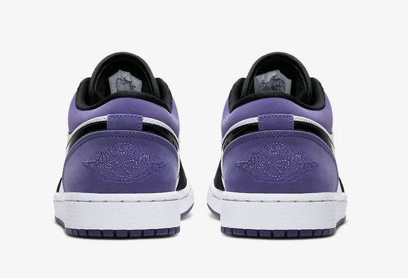 Nike Air Jordan 1 Low Court Purple Erkek Spor Ayakkabı - Resim 3