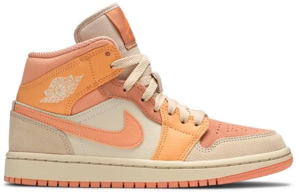 Nike Air Jordan 1 Mid Apricot  Spor Ayakkabı