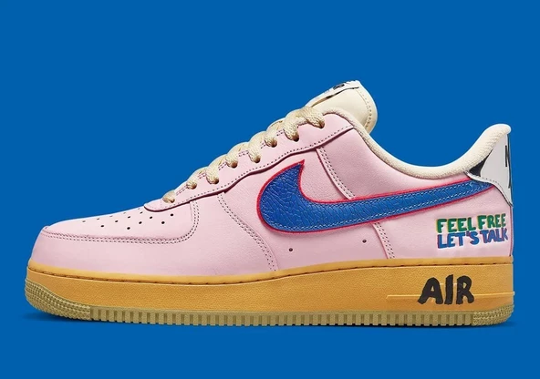 Nike Air Force 1 Feel Free Let's Talk  Erkek Spor Ayakkabı