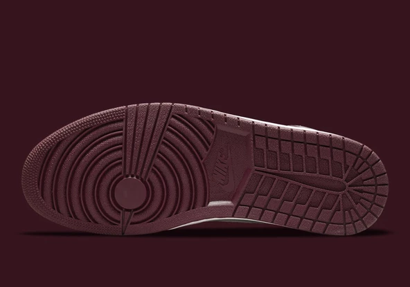 Nike Jordan 1 High OG Bordeaux Spor Ayakkabı - 8