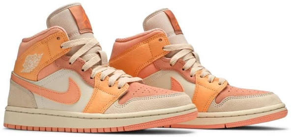 Nike Air Jordan 1 Mid Apricot  Spor Ayakkabı - Resim 3