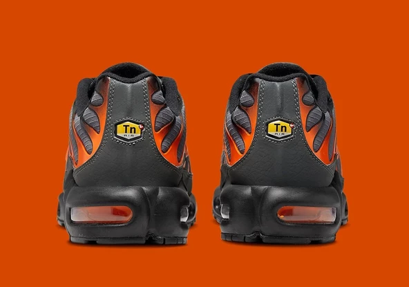 Nike Air Max Plus Grey Orange  Erkek Spor Ayakkabı - Resim 5