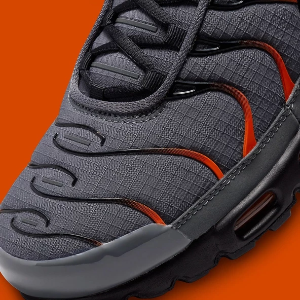 Nike Air Max Plus Grey Orange  Erkek Spor Ayakkabı - Resim 3
