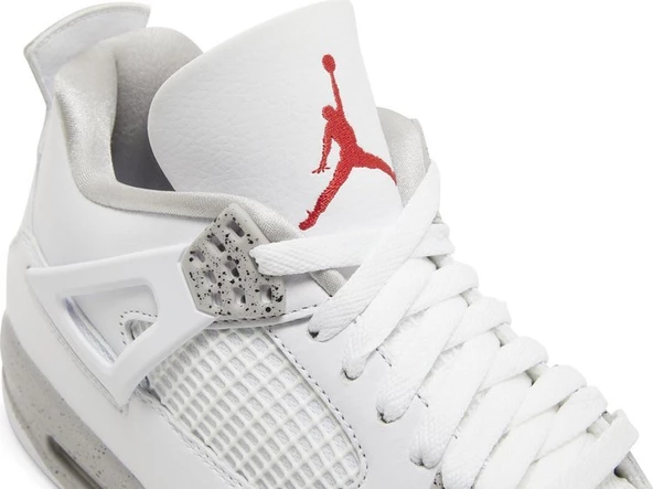 Nike Air Jordan Retro 4 White Oreo Erkek Spor Ayakkabı - Resim 9