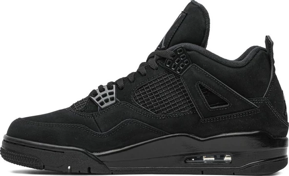 Air Jordan 4 Retro Black Cat Erkek Spor Ayakkabı - Resim 3