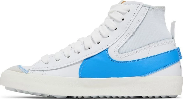 Nike Blazer Mid Jumbo White Blue Spor Ayakkabı - Resim 3