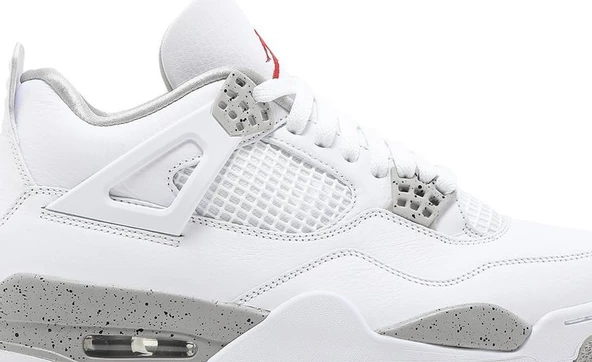Nike Air Jordan Retro 4 White Oreo Erkek Spor Ayakkabı - Resim 2