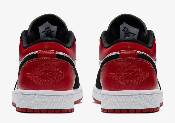 Nike Jordan 1 Low Black Toe  Erkek Spor Ayakkabı - 3