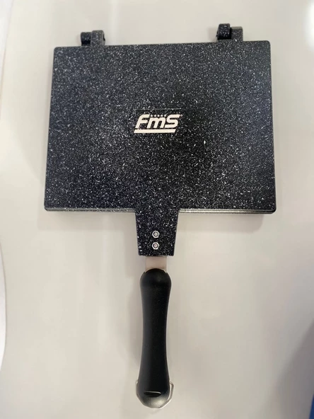 FMS Granit Döküm Ocak Üstü El Tost ve Çok Amaçlı Grill Tava 26 cm - Siyah - D3001SYH - 4