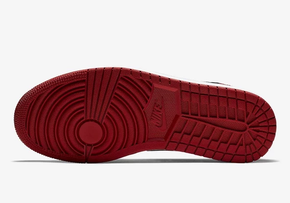 Nike Jordan 1 Low Black Toe  Erkek Spor Ayakkabı - 4