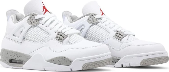Nike Air Jordan Retro 4 White Oreo Erkek Spor Ayakkabı - Resim 8
