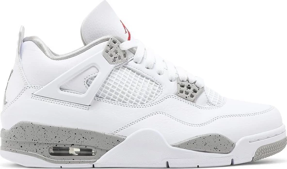 Nike Air Jordan Retro 4 White Oreo Erkek Spor Ayakkabı ürün görseli 1