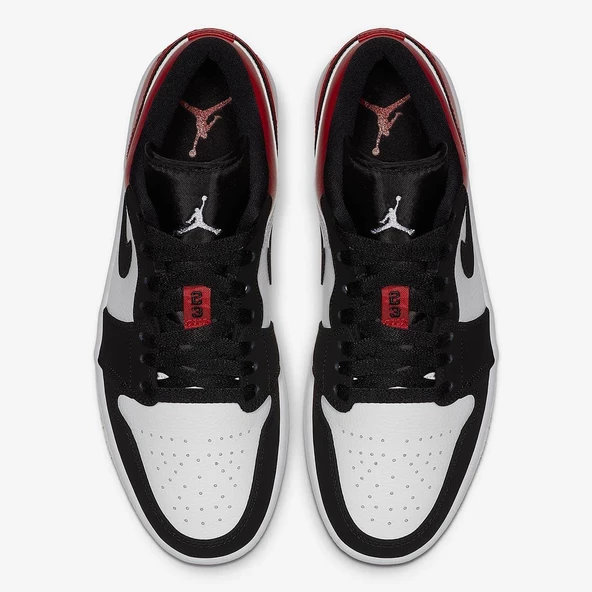 Nike Jordan 1 Low Black Toe  Erkek Spor Ayakkabı - 2