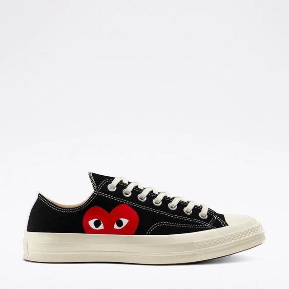 Converse x Comme des Garçons PLAY Chuck 70 Kadın Spor Ayakkabı